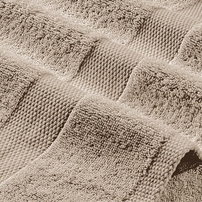 White Classic Wealuxe Taupe Hand Towels - Image 8