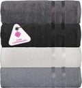 CASA COPENHAGEN Ember, 500 GSM, 27x55 Inches Large Bath Towels, Super Soft and by CASACOPENHAGEN