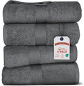 RIVERSIDE 100% Ring Spun Cotton Large Bath Towels Set of 4, 27 x 54 Inches – by RIVERSIDE