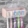 5 Slots Wall Mount Toothbrush Holder by LUEXBOX