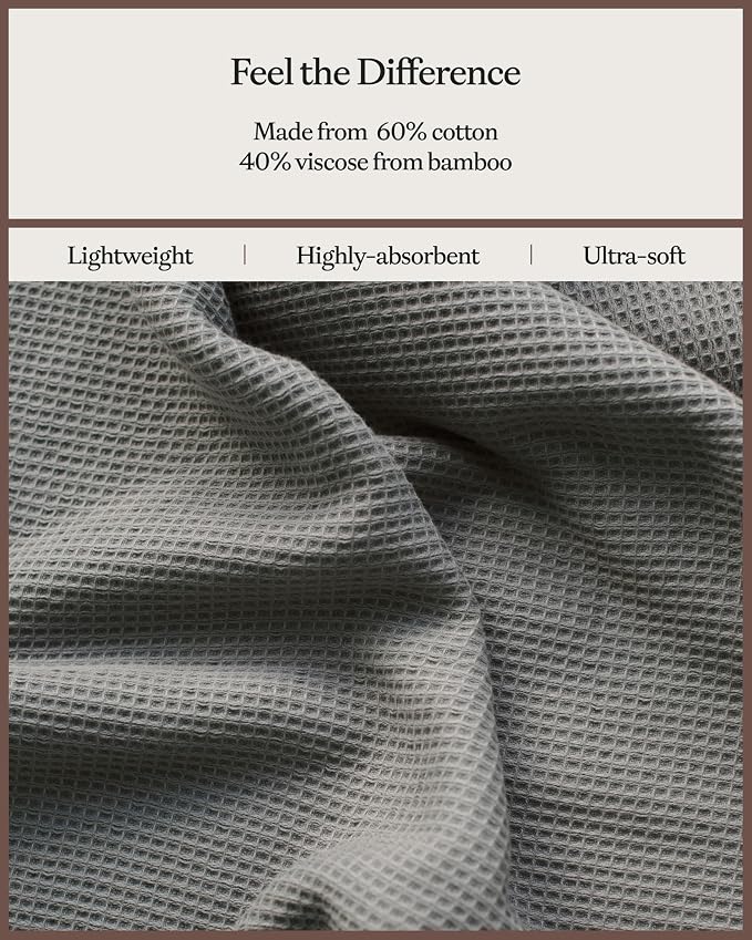 Cozy Earth Waffle Bath Sheets - Image 4