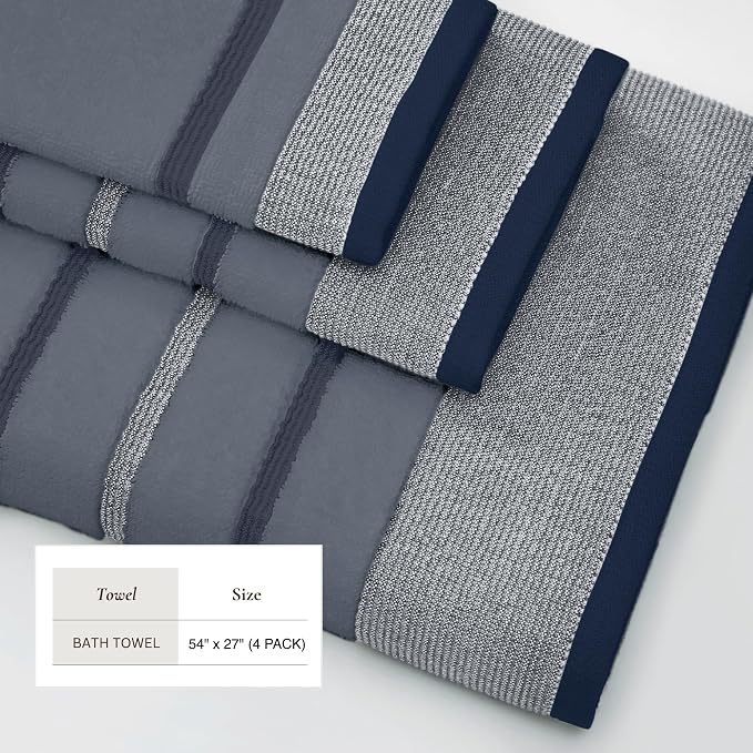 Great Bay Home Decorative Bath Towel Set - Image 5