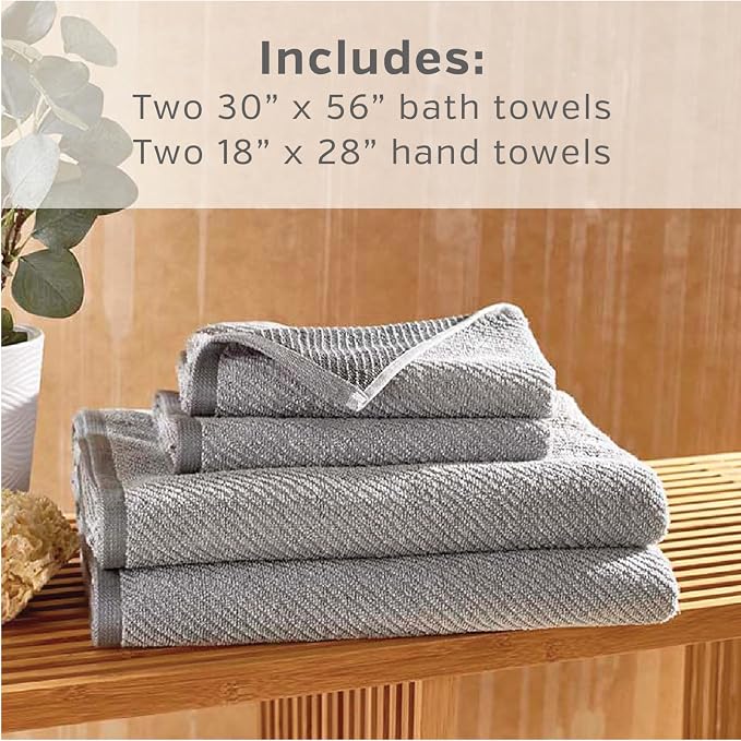 Wellbe 4-Piece Towel Set - Image 3