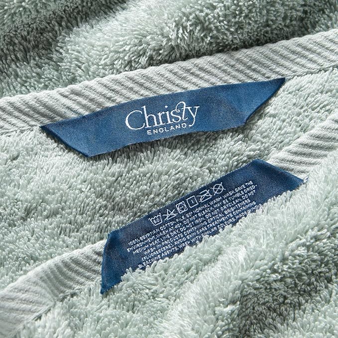 Christy Renaissance 6 Piece Blue Towel Set | 100% Egyptian Cotton | Luxury - Image 7