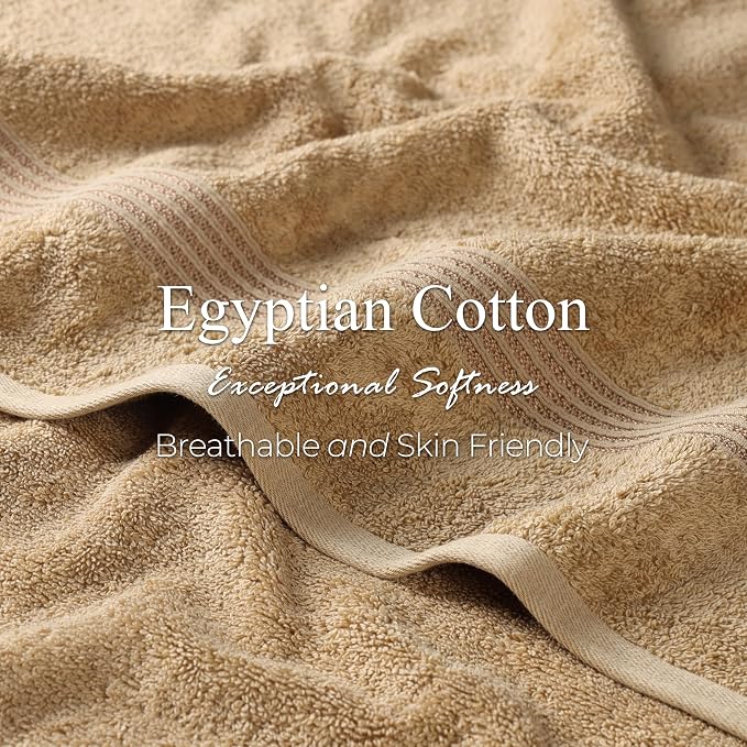 Superior Egyptian Cotton 6-Piece Towel Set, Bathroom Essentials, Towels - Image 7