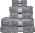 Christy Renaissance 6 Piece Towel Set | Ash Grey | 100% Egyptian Cotton | by Christy