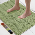 Bcoimo 30"×20" Chenille Bath Mat – Non-Slip by Bcoimo