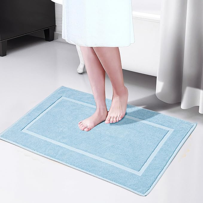 HILLFAIR-900 GSM-100% Ringspun Cotton Floor Towels mat- Hotel-Spa Tub-Shower - Image 5