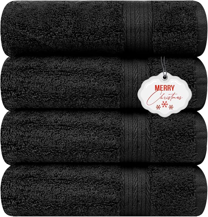 Ample Decor Bath Towels for Bathroom 30 X 54 Inch Soft and Absorbent 100% by AmpleDecor
