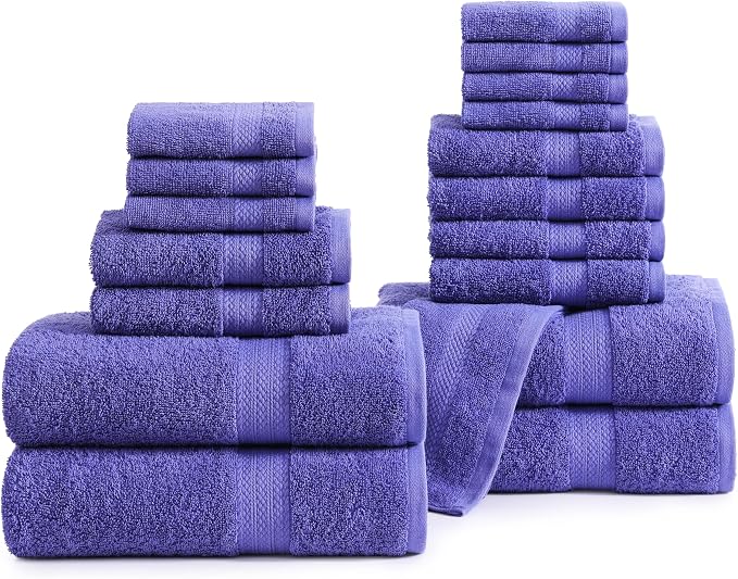LANE LINEN Cotton Bath Towel Set by LaneLinen