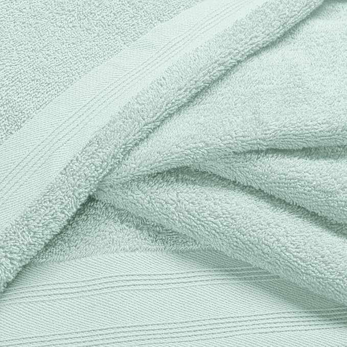 Ultra Soft 3 Pack Cotton Towel Set, Contains a Bath Towels 28x55 inch, a Hand - Image 2