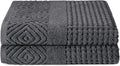 Texere 100% Organic Cotton Diamond Jacquard 700 GSM Luxury Bath Towel Sets by TexereSilk