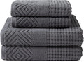 Texere 100% Organic Cotton Diamond Jacquard 700 GSM Luxury Bath Towel Sets by TexereSilk