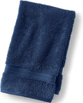 Lands' End Supima Towel Deep Sea Navy Bath- Hand Towel by LandsEnd