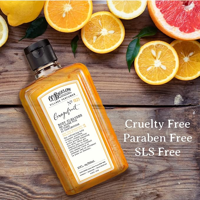 C.O. Bigelow Grapefruit Body Wash, Village Perfumer Moisturizing Body Wash - Image 5