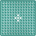 Square Shower Bathtub Mat Non Slip by NaolotureHome