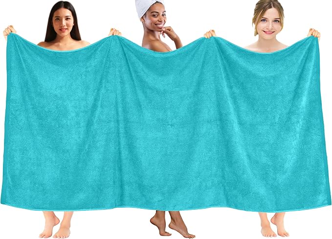 DAN RIVER Pack of 1 Bath Sheet 40x80 Inches, Jumbo Bath Sheets - Image 2