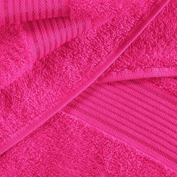Belizzi Home 100% Cotton Towel Set, Contains 6 Soft Bath Towel, 6 Hand Towels - Image 2