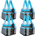 Hillban 4 Pcs Mesh Shower Caddy Portable Large Quick Dry Shower Caddy Basket by Hillban
