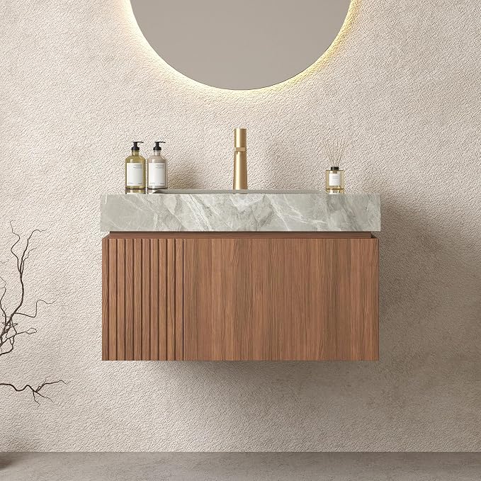 LKTART Floating 30 Inch Bathroom Vanity by LKTART