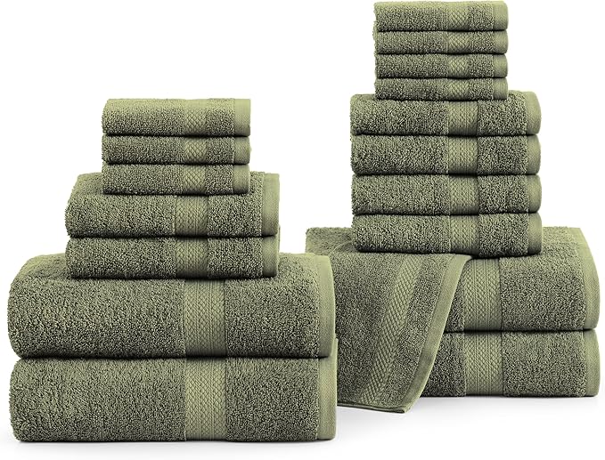LANE LINEN 100% Cotton Luxury Towel Set by LaneLinen