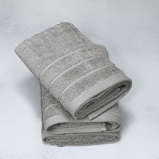 Tens Towels Pack of 6 Hand Towels, 100% Cotton, Lighter Weight, Quick to Dry - Image 2
