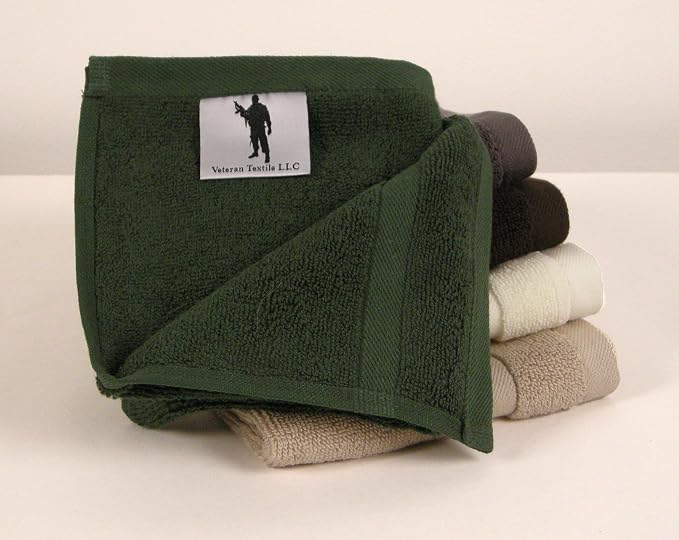 Luxury Hotel & Spa, Turkish Cotton Dark Green Towels Bathroom Sets | 6 Pieces - Image 8