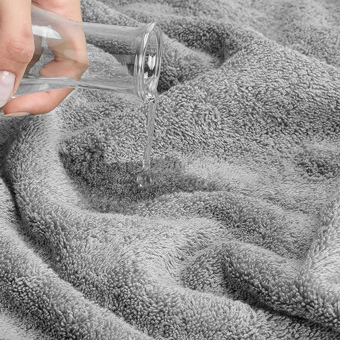 Cotton Paradise 6 Piece Towel Set 100% Cotton Soft Absorbent Turkish Towels - Image 7