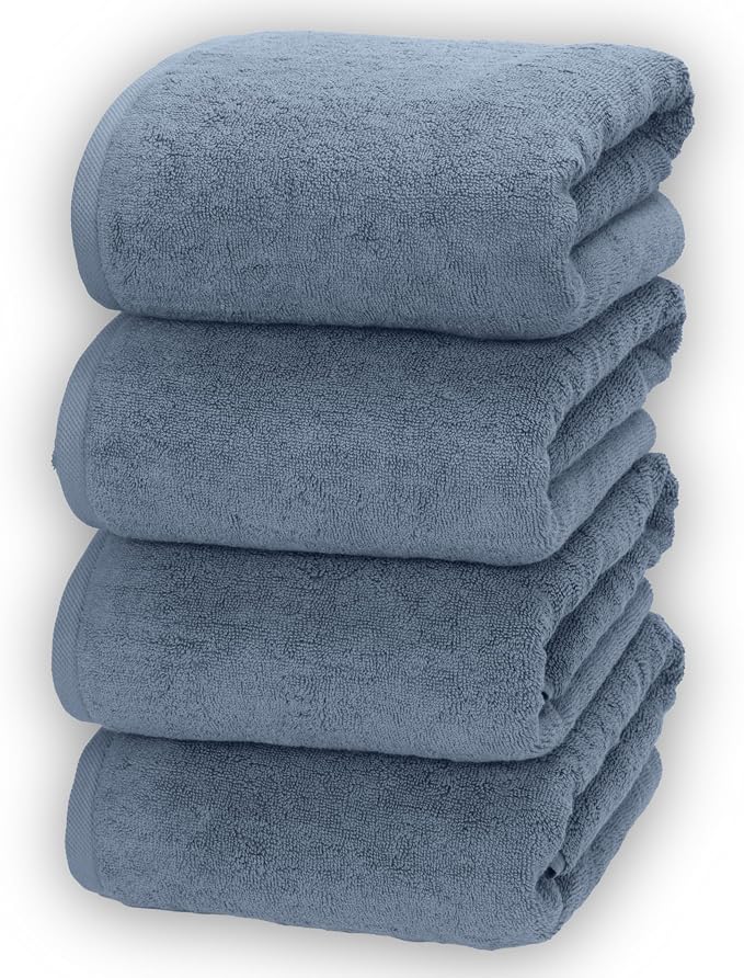 Soleil Fine Goods Luxurious 800 GSM 100% Cotton Bath Towel Set by SoleilFineGoods