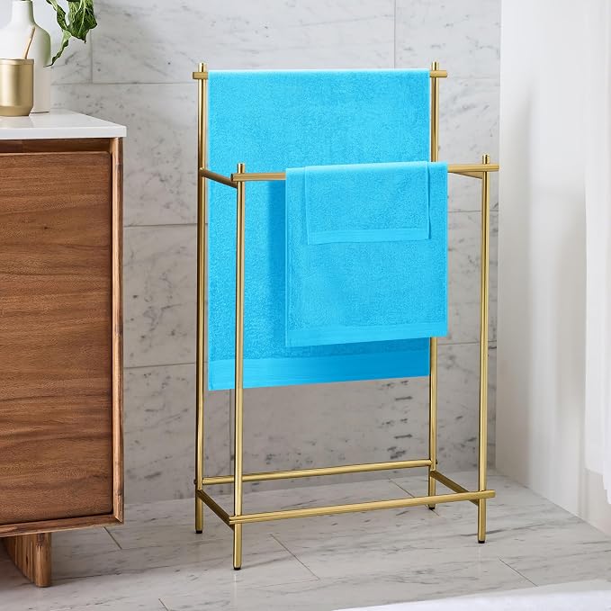 Ultra Soft 3 Pack Cotton Towel Set, Contains a Bath Towels 28x55 inch, a Hand - Image 4