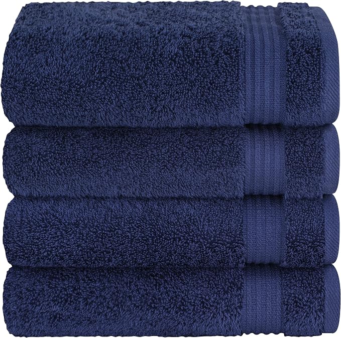 Cotton Paradise Hand Towels for Bathroom, 100% Cotton Turkish 4 Piece Hand - Image 6