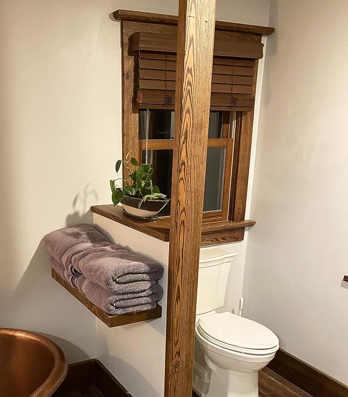 joelsantiques - 24 Inch Wooden Floating Shelves - Image 2
