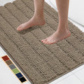Bcoimo 36"×24" Chenille Bath Mat – Non-Slip by Bcoimo