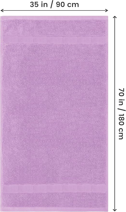 Utopia Towels Luxurious Jumbo Bath Sheet 2 Piece, 600 GSM, 35 by 70 Inches - Image 2