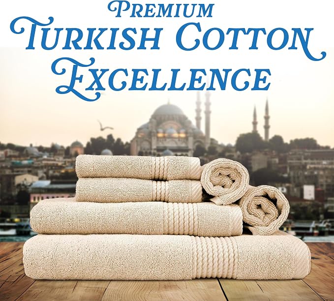 EastNBlue Lara Premium Bath Towel Set 6 Piece - Image 2