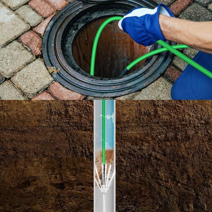 Sewer Jetter Kit for Pressure Washer 50FT – 5800PSI High-Pressure Drain Cleaner - Image 5