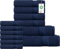 Delara 100% Organic Cotton Towels 650 GSM Plush Feather Touch Quick Dry Towel by Delara
