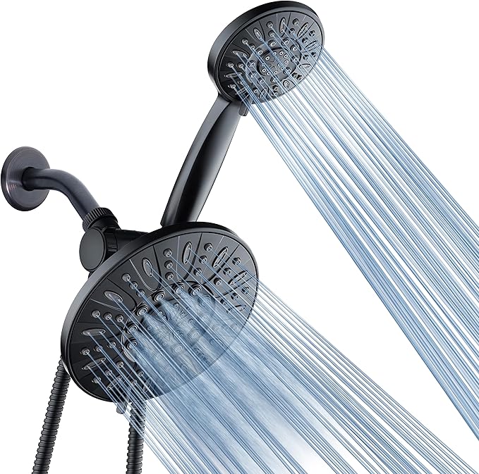 AquaDance 7" Premium High Pressure 3-Way Rainfall Combo by AquaDance