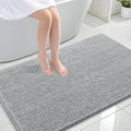 OLANLY Bathroom Rugs 47x32, Extra Soft Absorbent Chenille Bath Rugs, Rubber by OLANLY