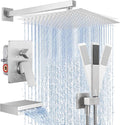 KES Shower Faucet Set 12 Inch Rain Shower Head 3-Function Shower System by KES