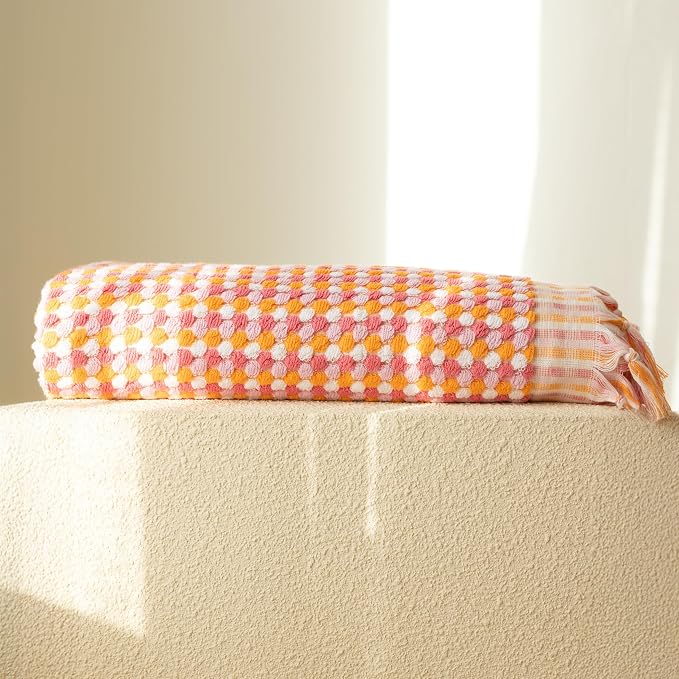 Pom Pom Turkish Bath and Beach Towels - Image 2