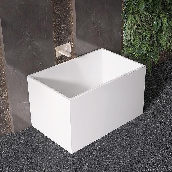 43" Acrylic Freestanding Bathtubs, Stand Alone Tub, Japanese Soaking Tub - Image 5
