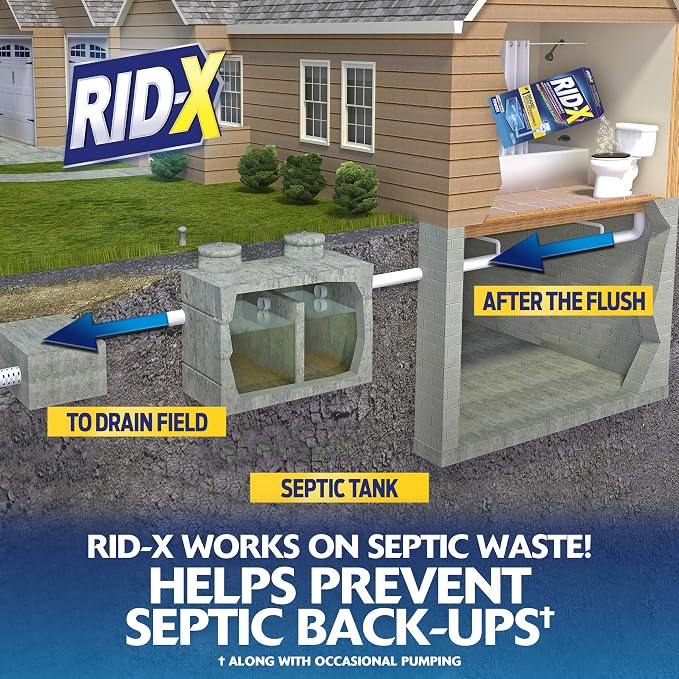 Rid-X Septic Treatment 3 Month Supply Powder, 29.4 Ounce - Image 2