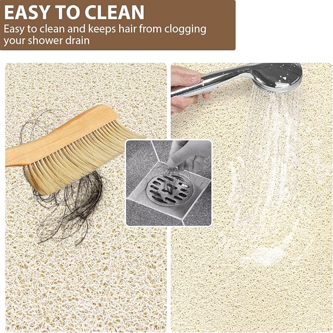 Shower Mat Non Slip: 36 x 24 Inch Extra Large Shower Mats - Image 7