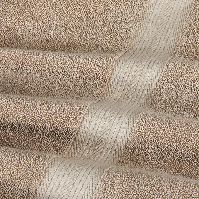 Amazon Basics Fade-Resistant 100% Cotton Bath Towel, 2 Pack - Image 5
