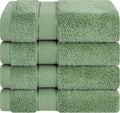 American Soft Linen Salem Washcloth Sets, 4 Piece Luxury 600 GSM 100% Cotton by AmericanSoftLinen