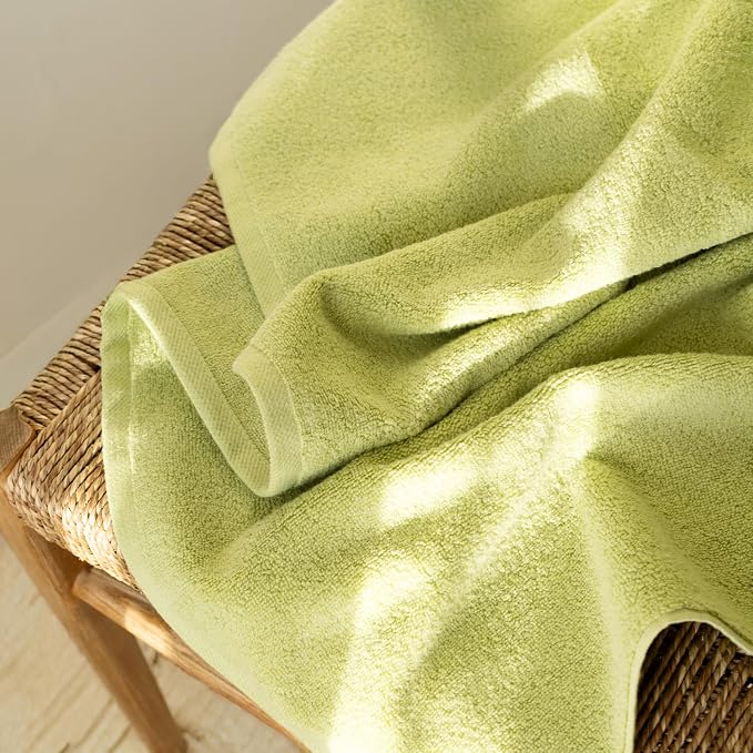 SALBAKOS 100% Turkish Cotton Jumbo Bath Sheet Towel Oversized 40x80 inch | - Image 3