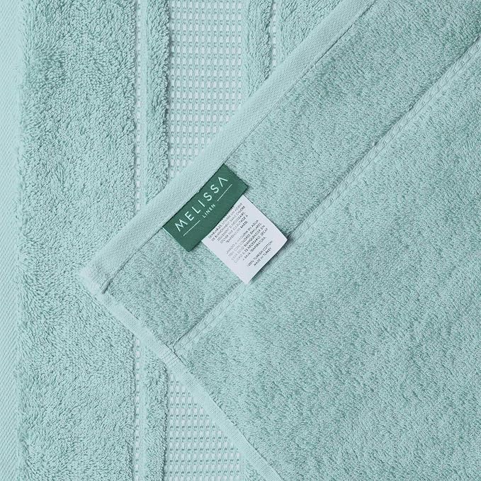 Melissa Linen Fingertip Towels 4 Pack, 100% Turkish Cotton, Small Hand Towels - Image 2