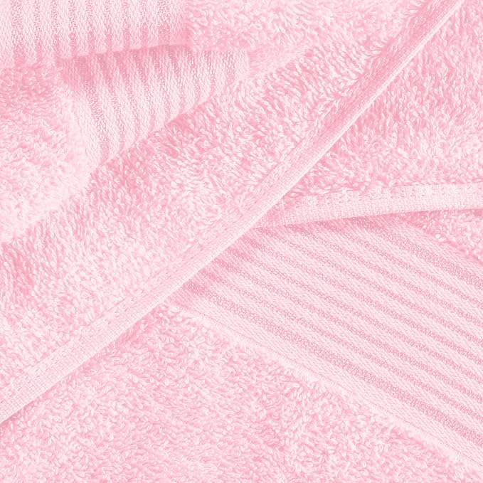 Belizzi Home 100% Cotton Towel Set, Contains 6 Soft Bath Towel, 6 Hand Towels - Image 2