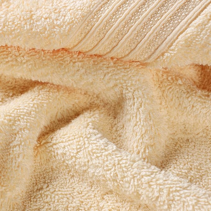 Superior Egyptian Cotton 4-Piece Bath Towel Set - Image 6